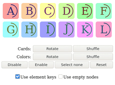 Reordering with keys